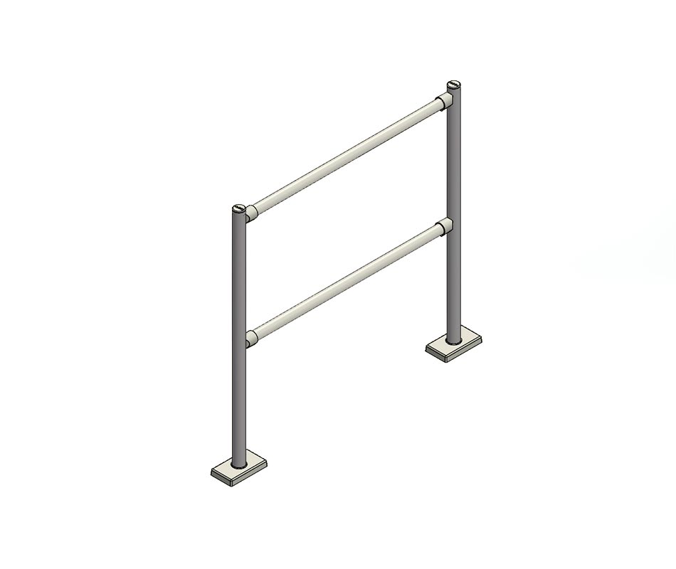 barriers steel tubular structure